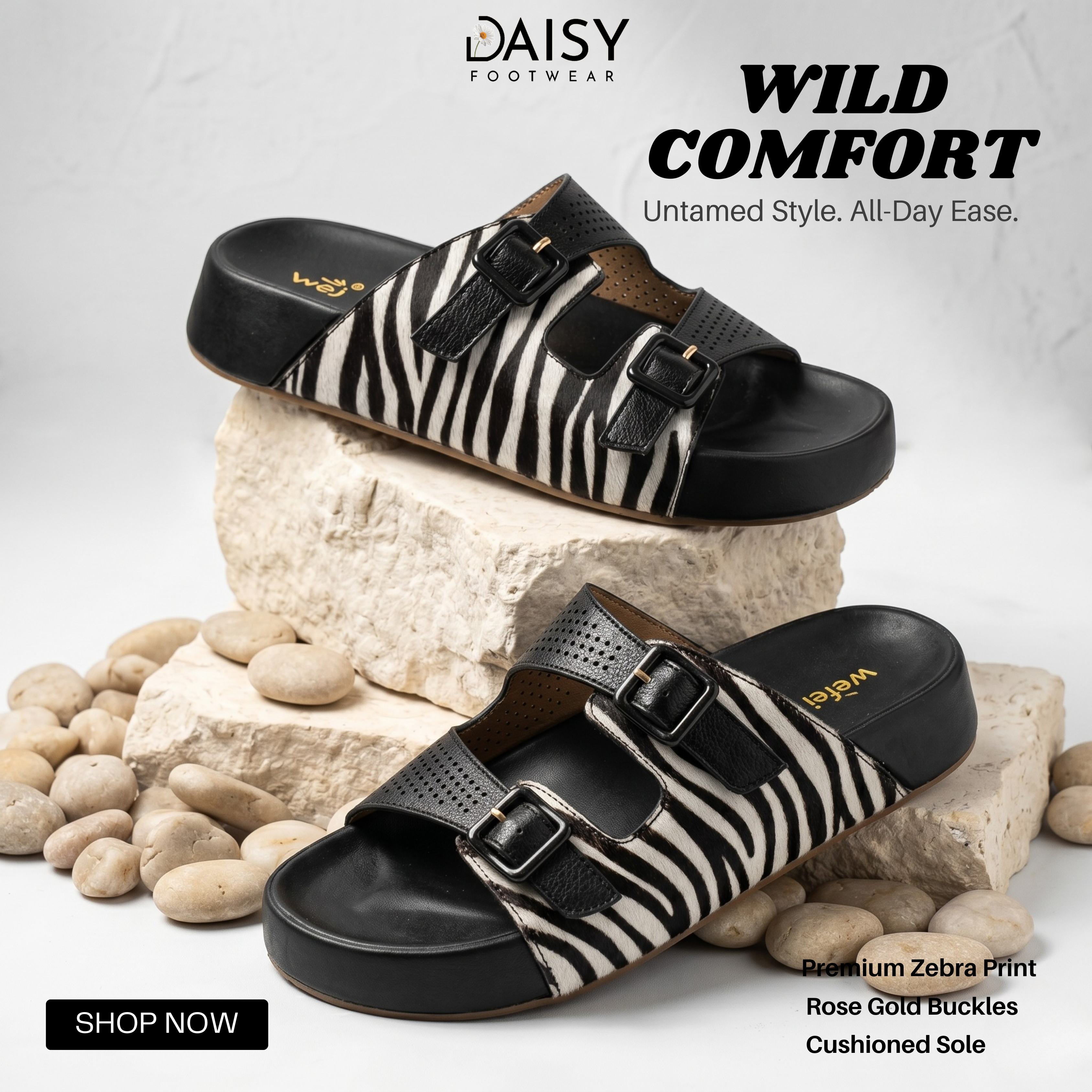 Zebra Luxe Black