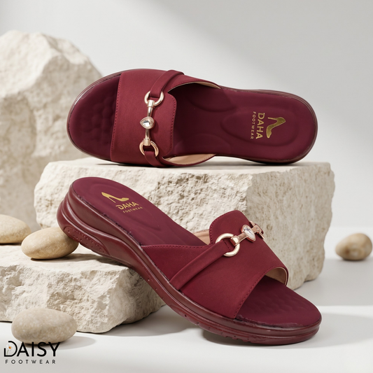 Crystal Comfort Maroon