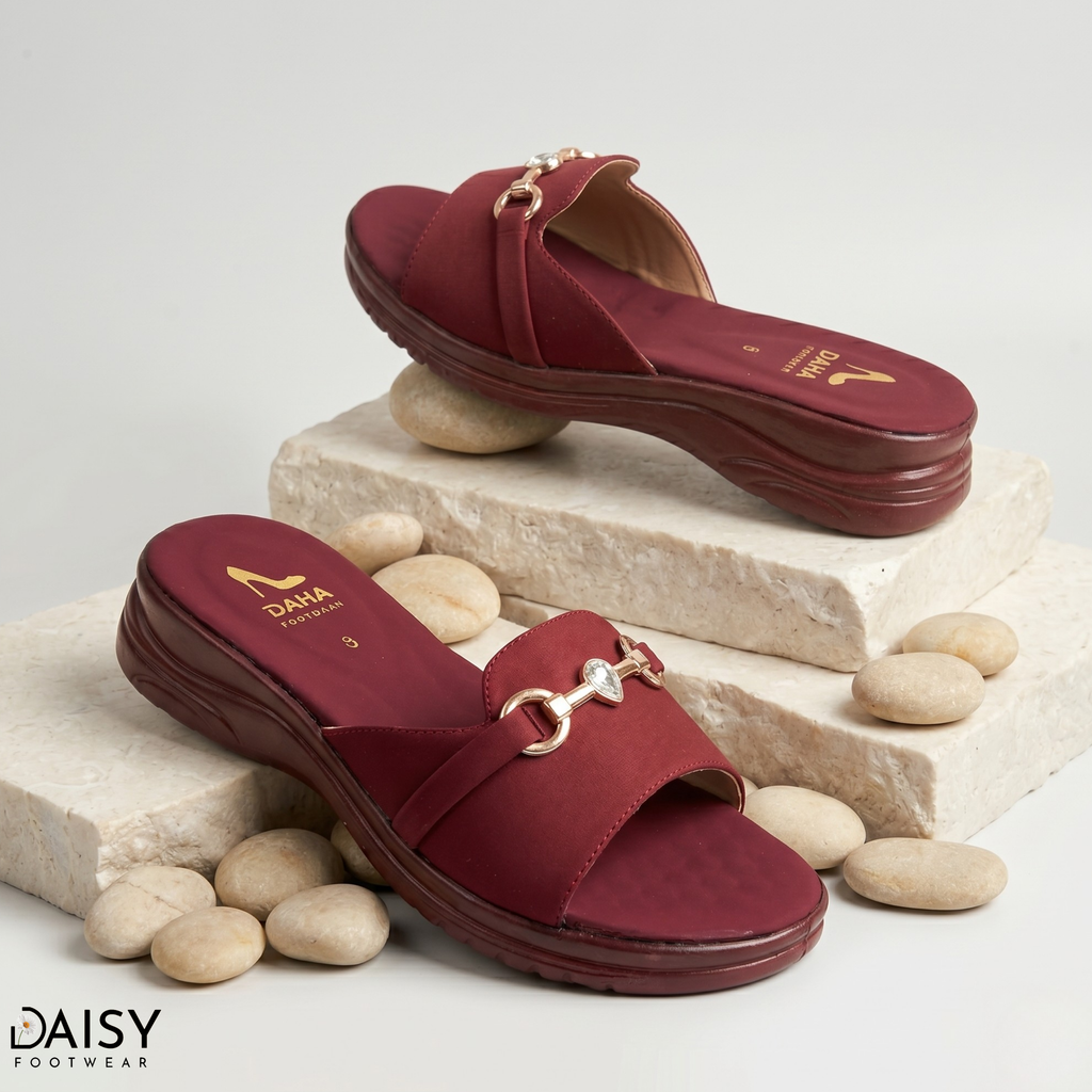Crystal Comfort Maroon
