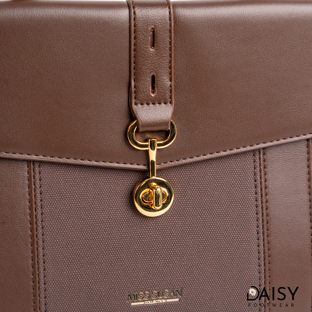 COFFEE WOMEN FORMAL HAND BAG BG7052