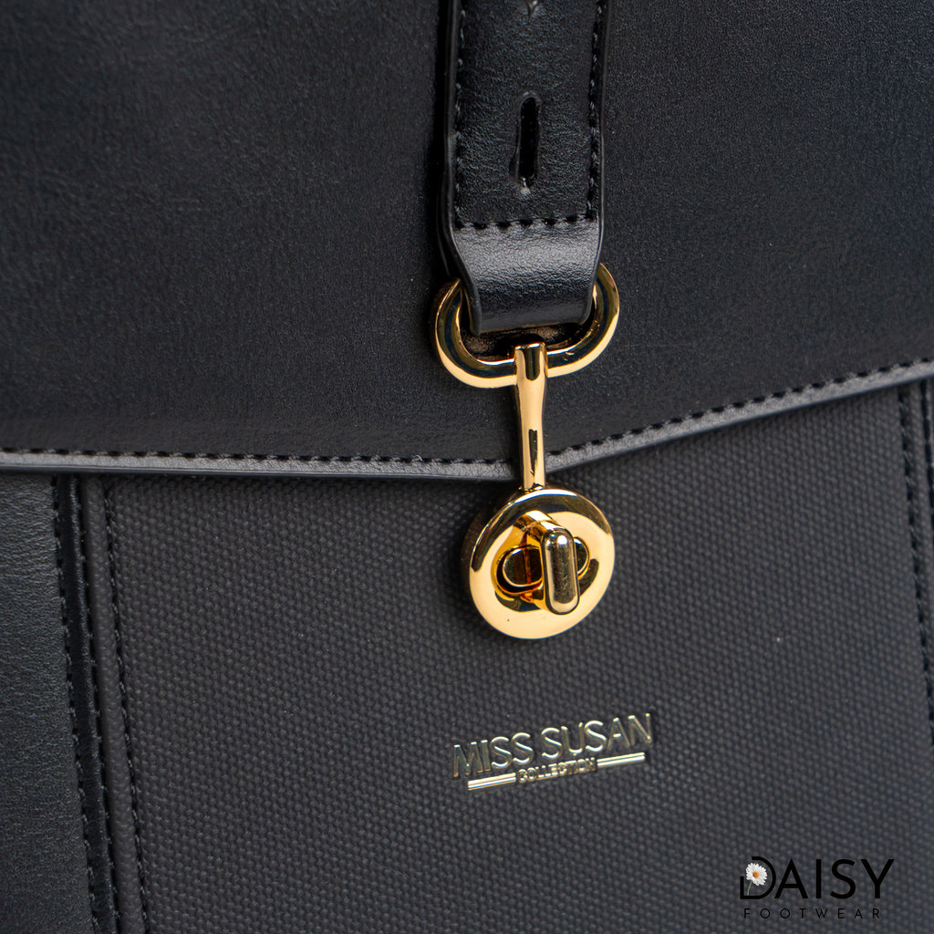 BLACK WOMEN FORMAL HAND BAG BG7052