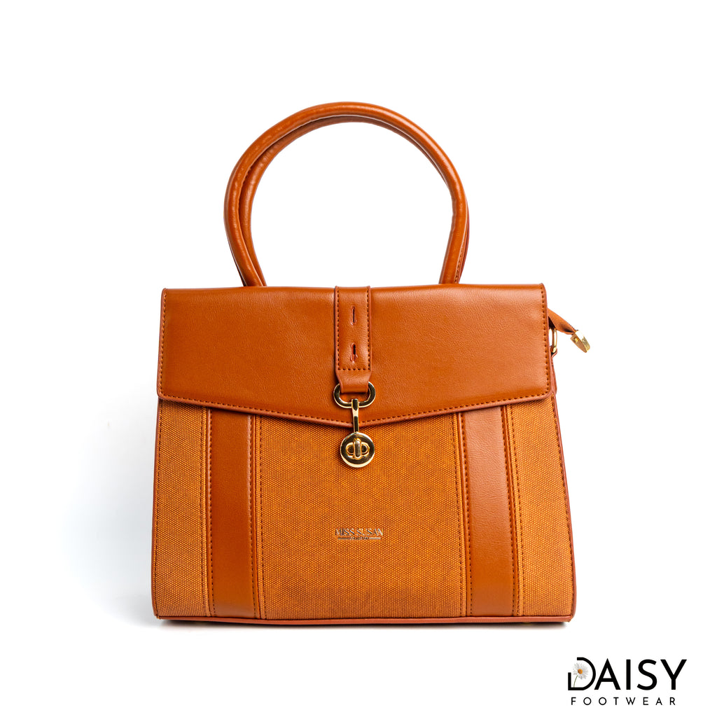 BROWN WOMEN FORMAL HAND BAG BG7052
