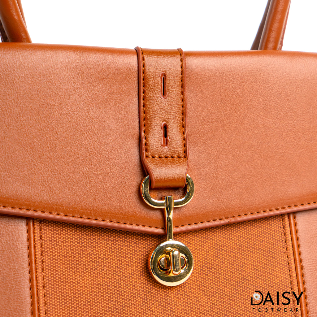 BROWN WOMEN FORMAL HAND BAG BG7052