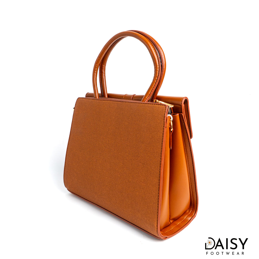 BROWN WOMEN FORMAL HAND BAG BG7052