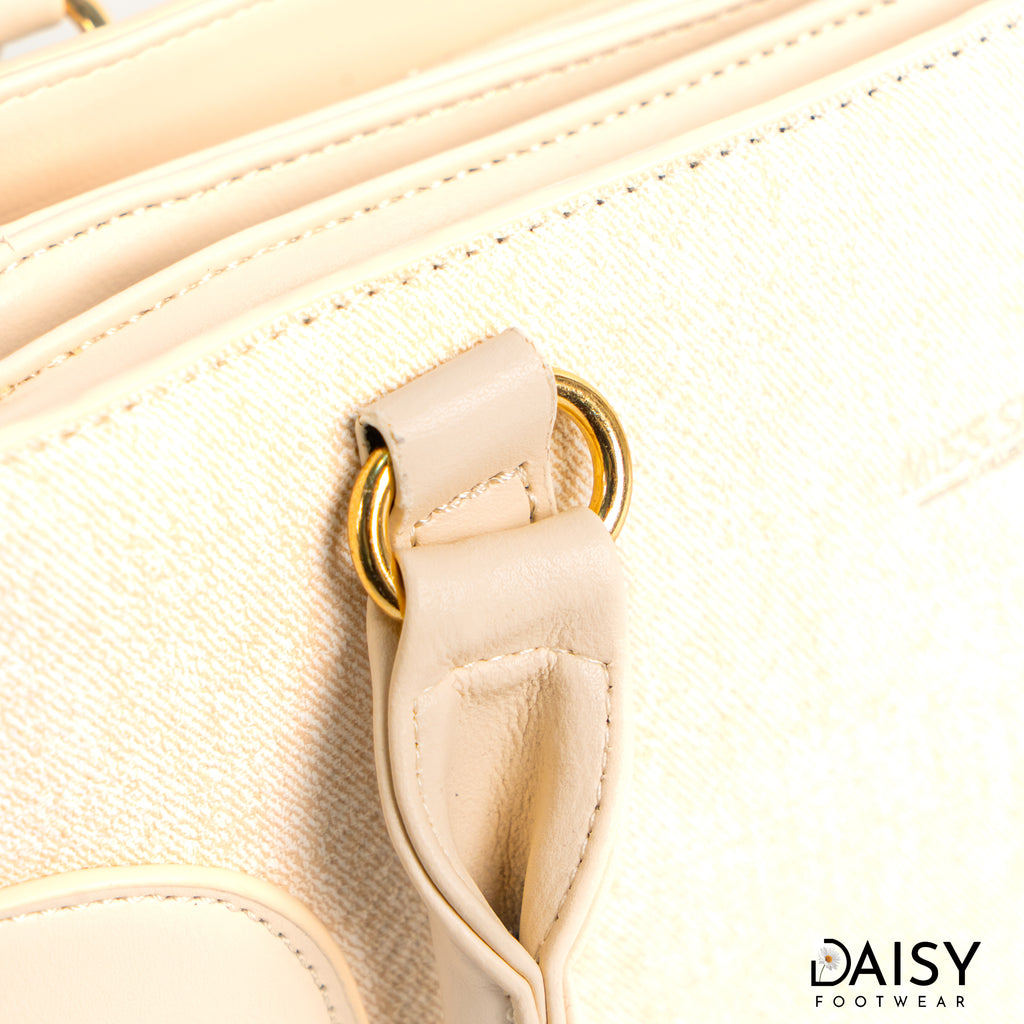 BEIGE WOMEN FORMAL HAND BAG BG1163