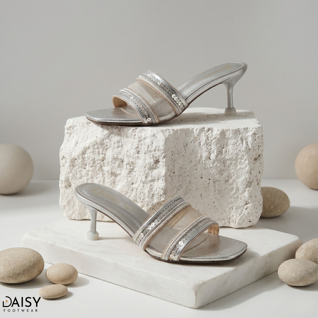 Shimmer Mesh Silver