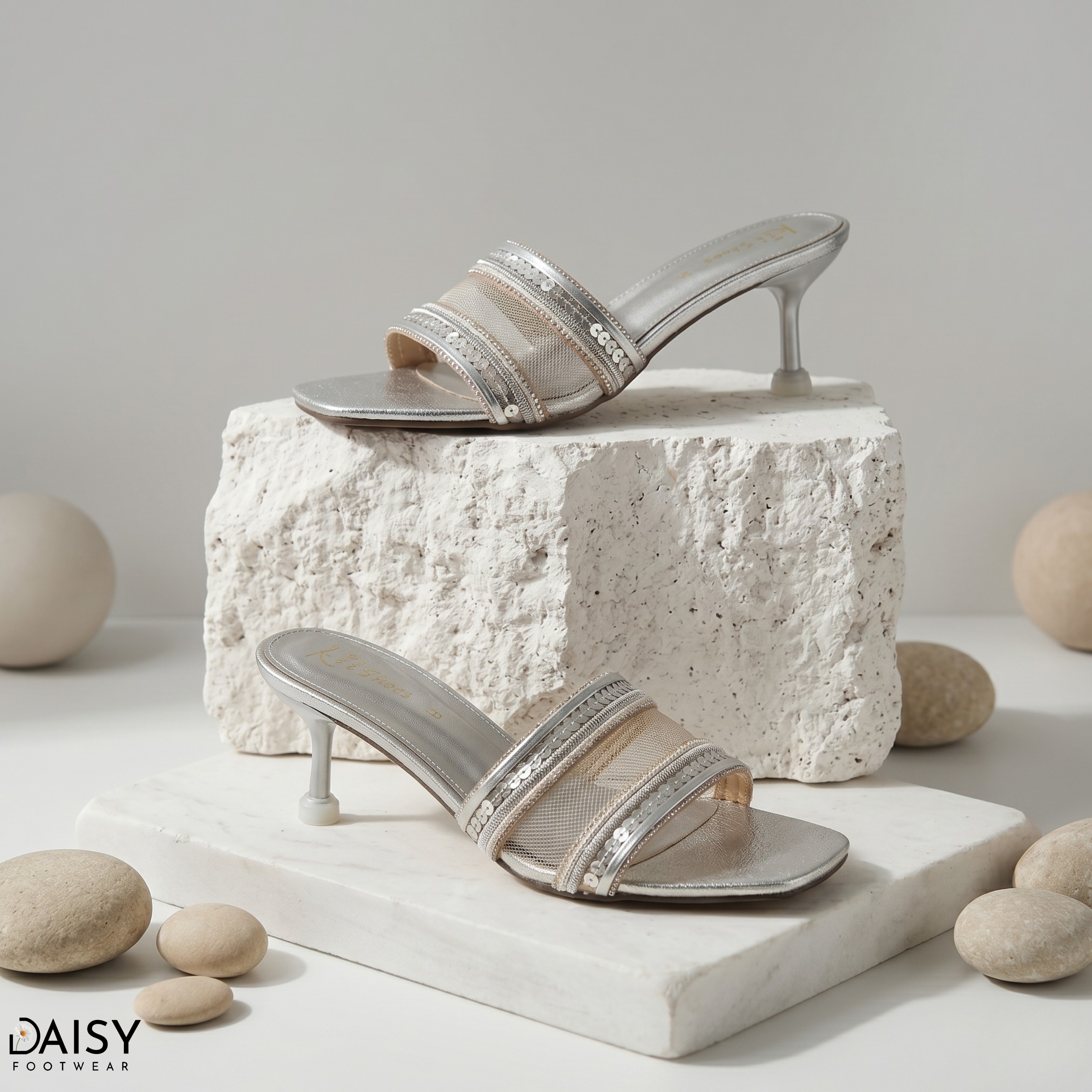 Shimmer Mesh Silver