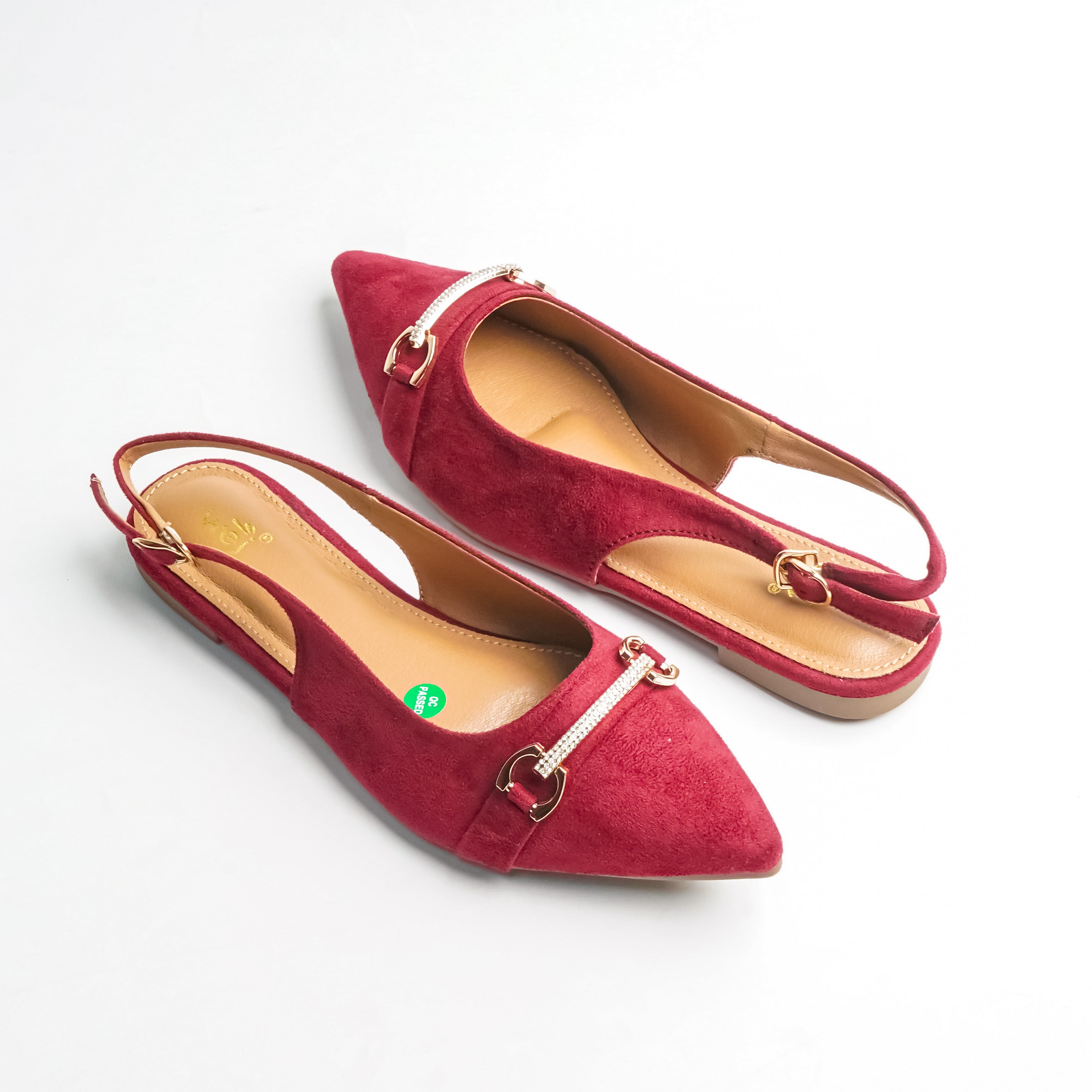 Elegant Slingback Red