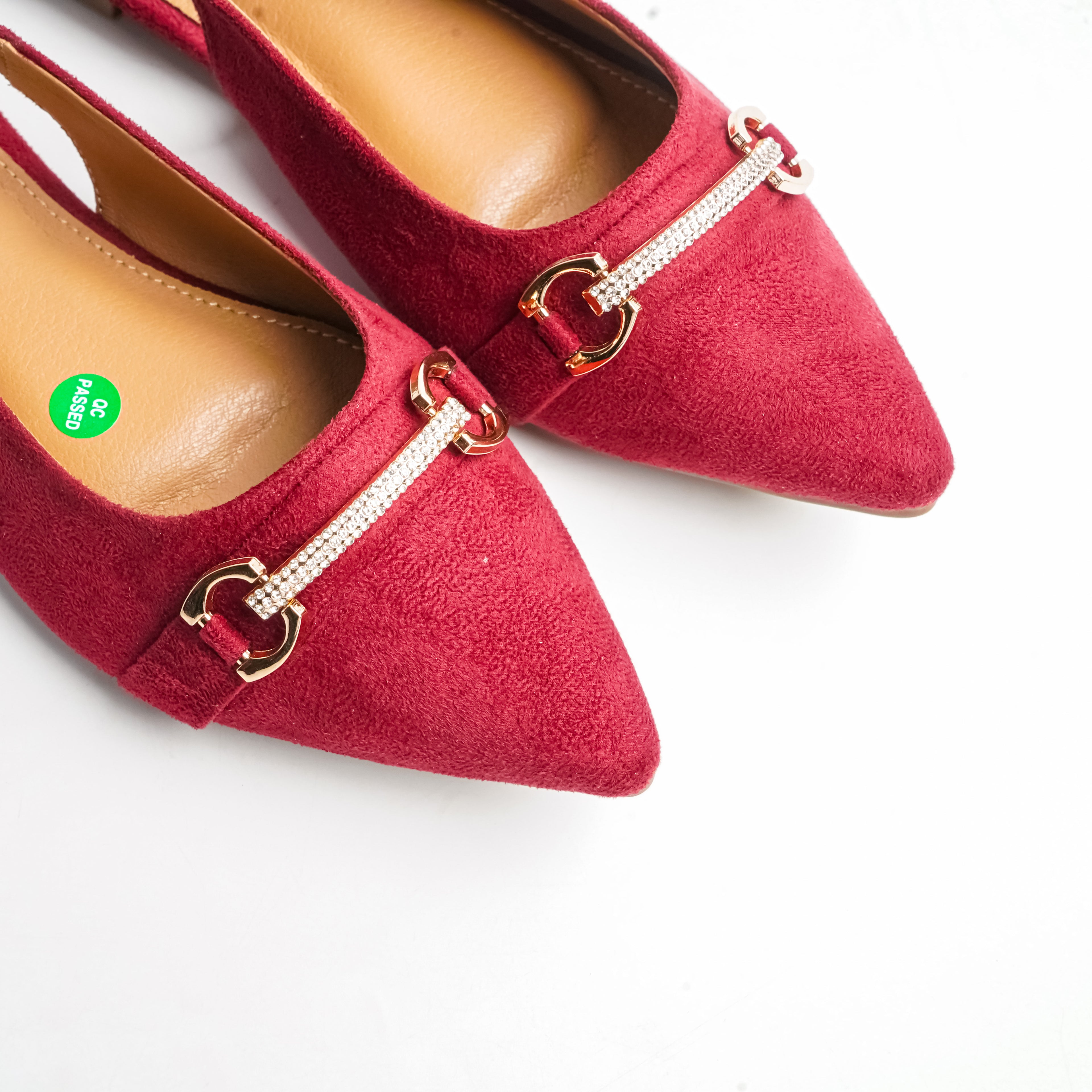 Elegant Slingback Red