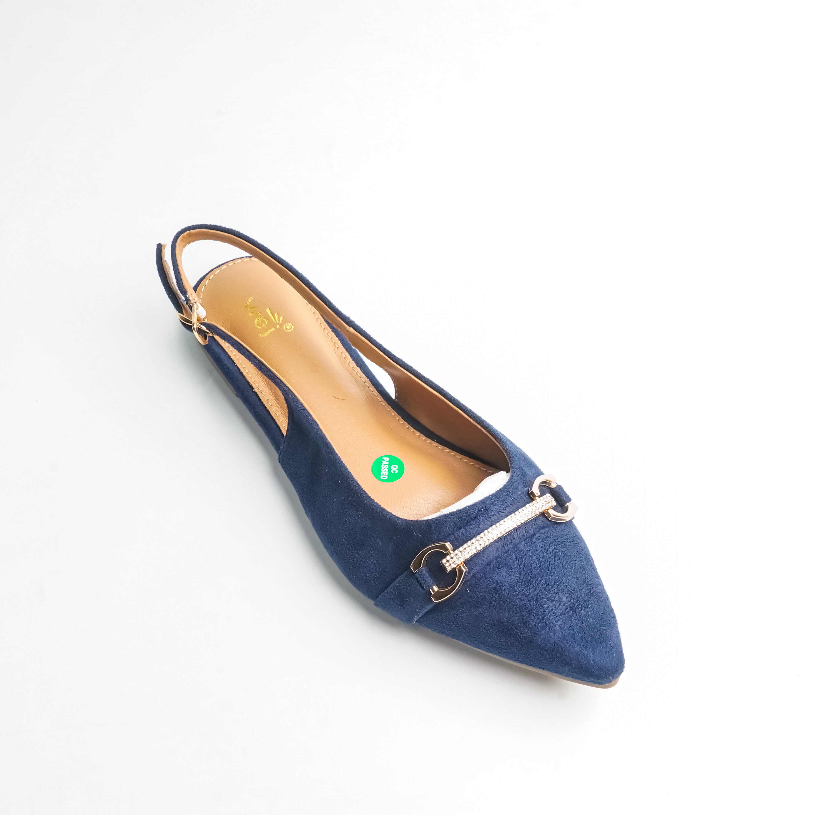 Elegant Slingback Navy
