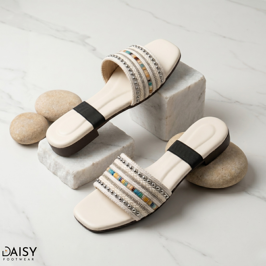 Boho Beads White