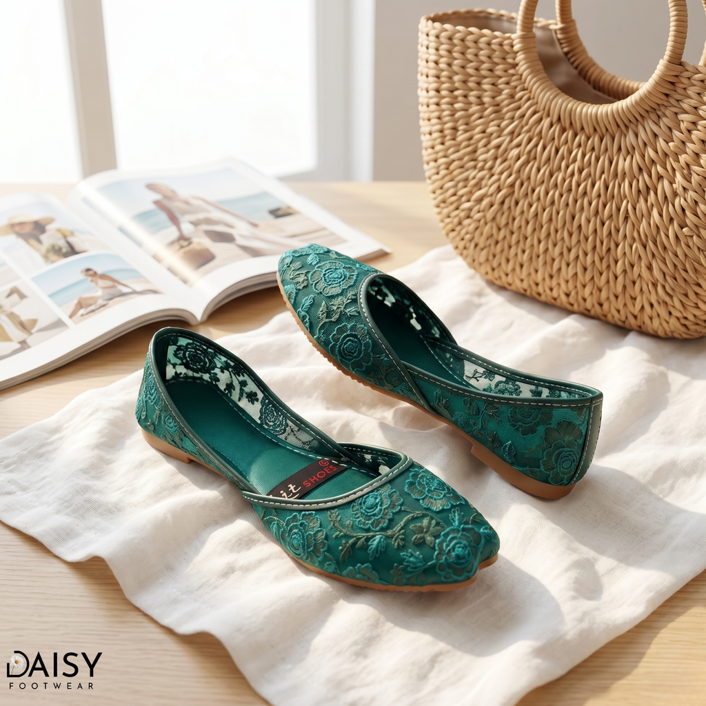 Floral Elegance Green